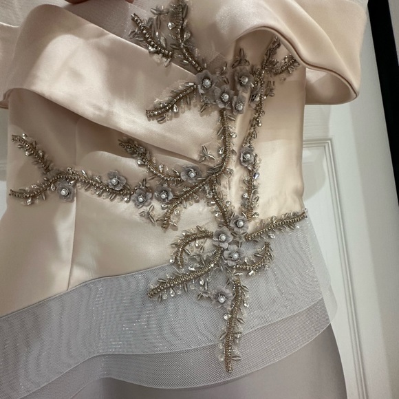 Terani Couture - 2011M2159 Off-Shoulder Mermaid Mother of the Bride Dress - Picture 5 of 12